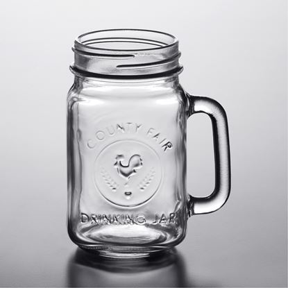 Picture of IMP DELI MASON JAR 450ML W/STRAW GIFT PACK