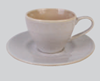 Picture of DINEWELL SW RN CREAM CUP SAUCER 220ML