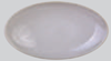 Picture of DINEWELL SW RN CREAM COUPE OVAL PLATTER 24X18CM