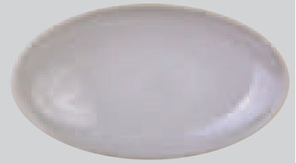 Picture of DINEWELL SW RN CREAM COUPE OVAL PLATTER 24X18CM