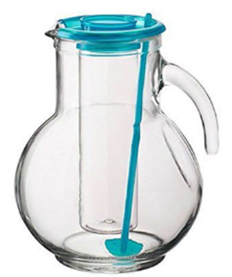 Picture of BORMIOLI ROCCO KUFRA JUG BLUE LID 215CL