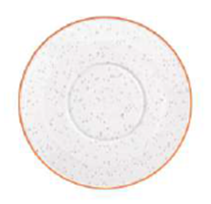 Picture of CC SPECKLE IVORY SAUCER BARISTA