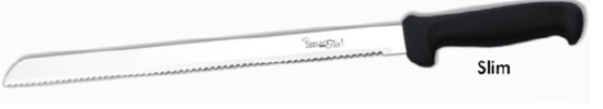 Picture of SC BREAD KNIFE SLIM SERRATED 12 BLACK