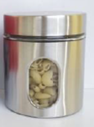 Picture of IMP GK STEEL JAR STEEL LID 600ML H4030-4