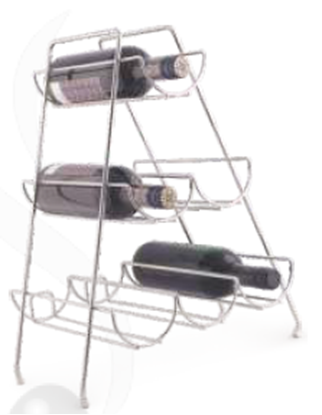 Picture of IG WINE BOTTLE HOLDER 6 SLOT WIRE 30X36X46