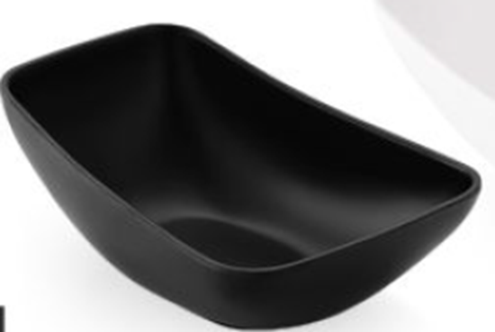 Picture of CELLO ML SLANTED BOWL BIG 8" (BLACK)