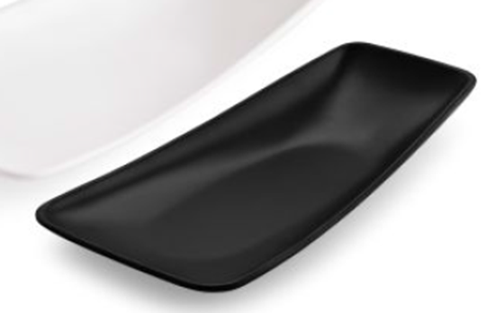 Picture of CELLO ML SLANTED PLATTER MED 9.5" BLACK