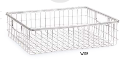 Picture of IG SEASAW BASKET WIRE RECT SS 28X17.5X10CM