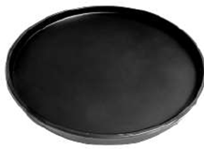 Picture of STN BLK STRIPES BENTO PLATE 8 2124