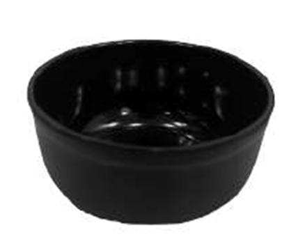 Picture of STN BLK STRIPES STRAIGHT VEG BOWL 3.25" 2207