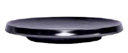 Picture of STN BLK STRIPES SNACKS PLATTER BIG 5082