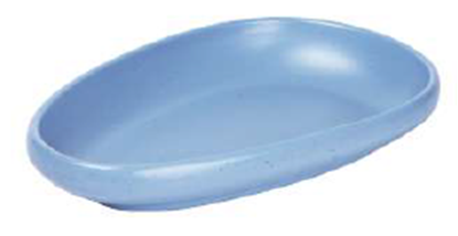 Picture of STN BLU WAVE OVAL SERVING BOWL LARGE  5079