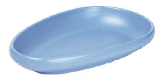 Picture of STN BLU WAVE OVAL SERVING BOWL LARGE  5079