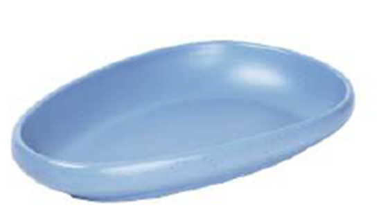 Picture of STN BLU WAVE OVAL SERVING BOWL MED 5078