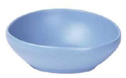 Picture of STN BLU WAVE ROUND SERVING BOWL SMALL  5091