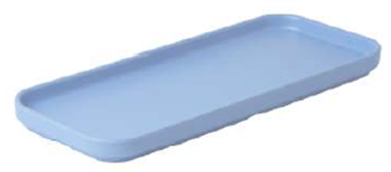 Picture of STN BLU WAVE RECTANGLE PLATTER 5112