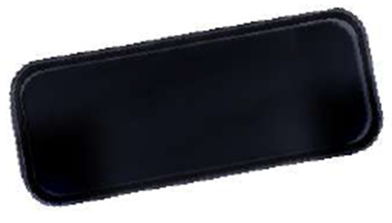 Picture of STN BLK STRIPES RECTANGLE PLATTER 5112