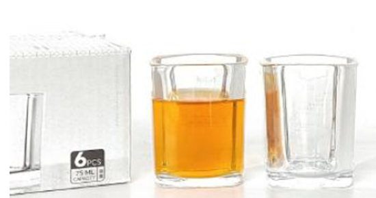 Picture of IMP DELI SHOT GLASS 80ML SQ 6P DY6002