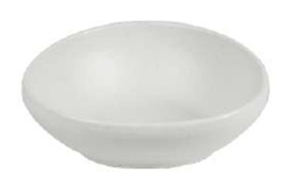 Picture of STN MARBLE DOT ROUND SERVING BOWL MED 5092