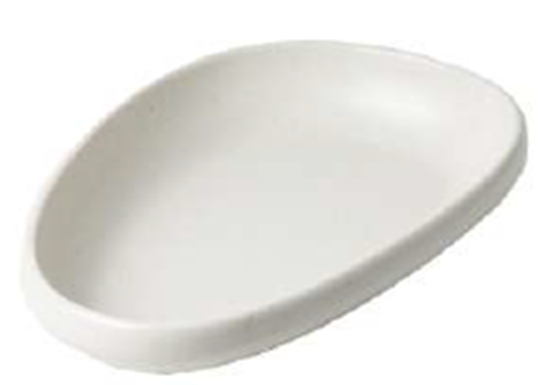 Picture of STN MARBLE DOT OVAL SERVING BOWL MED 5078