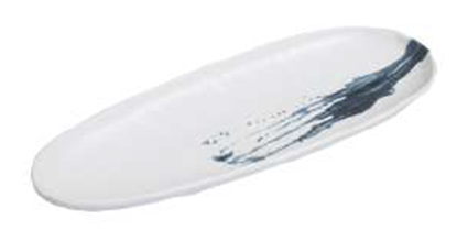 Picture of STN BLU WAVE BOAT PLATTER SMALL 5130