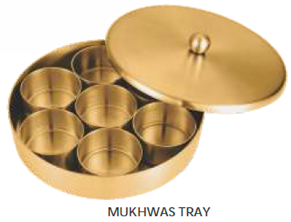 Picture of VNS GOLD MUKHWAS TRAY PG05/MT-01