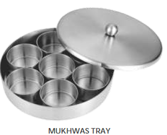 Picture of VNS MUKHWAS TRAY SS PG05/MT-00