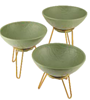 Picture of VNS ML BASIL GREEN BOWL MED W/GOLD STAND