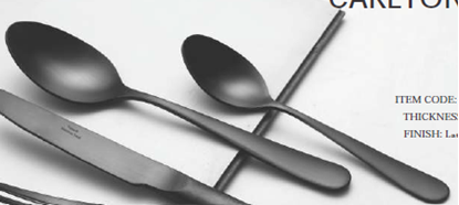 Picture of VNS 156 BLACK CARLTON TEA SPOON