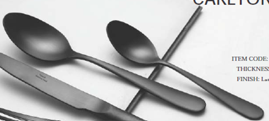 Picture of VNS 156 BLACK CARLTON TEA SPOON