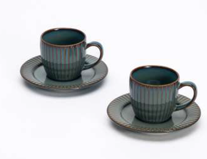 Picture of RENA HOST TEAL ESPRESSO CUP 2P -70218