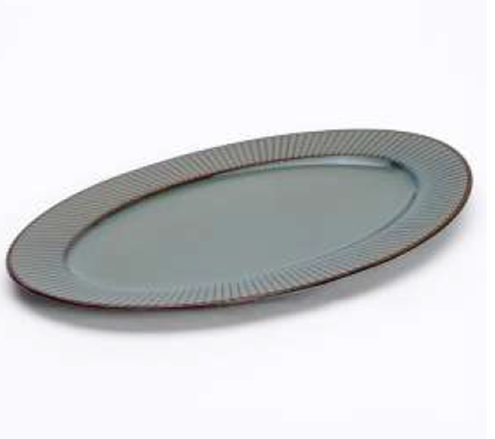 Picture of RENA HOST TEAL OVAL PLATTER - 70224