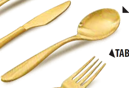 Picture of DESTELLER GOLD CUP ROLLED TABLE SPOON 4MM