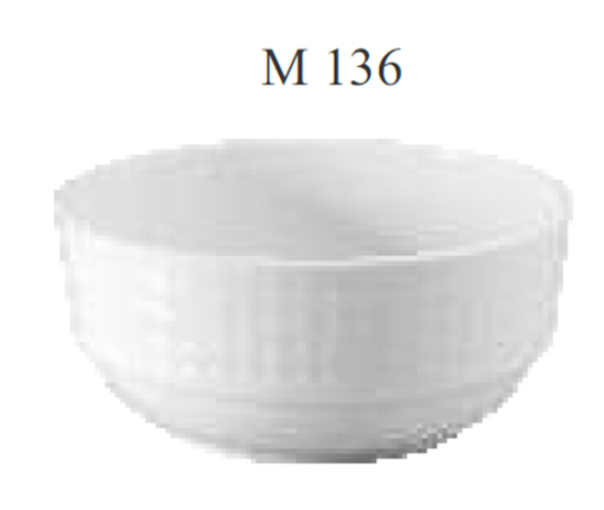 Picture of MUSKAN HAMMR SOUP BOWL STACKABLE (WHITE)