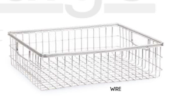 Picture of IG SEASAW BASKET WIRE RECT SS 35X27.5X10CM