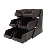 Picture of HS VERSA ORGANISER 6 COMPARTMENTS BROWN