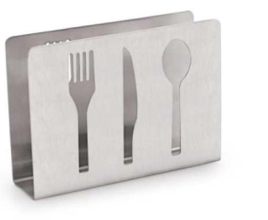 Picture of MZD NAPKIN STAND SS SPOON