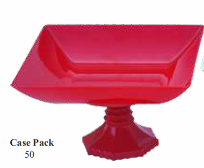 Picture of MUSKAN SQ PLATTER 9" (RED)