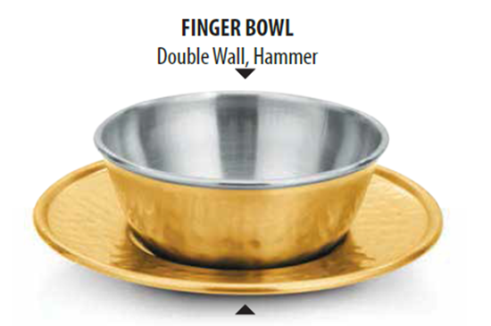 Picture of DESTELLER GOLD FINGER BOWL D/W HMMR