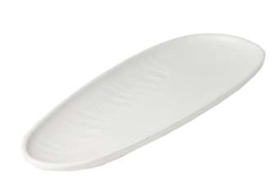 Picture of STN MARBLE DOT BOAT PLATTER MED 5131