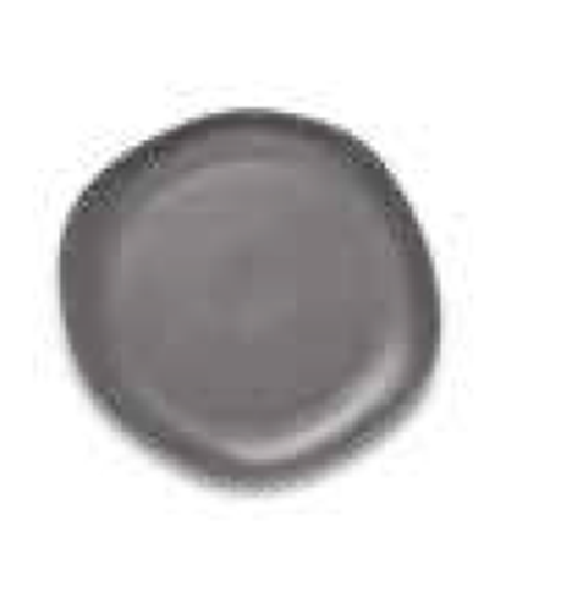 Picture of ARIANE ETH CHARCOAL GRAY DOTS DEEP PLATE 19CM