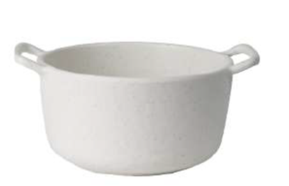 Picture of STN MARBLE DOT DEEP POT SMALL W/HANDLE 2311