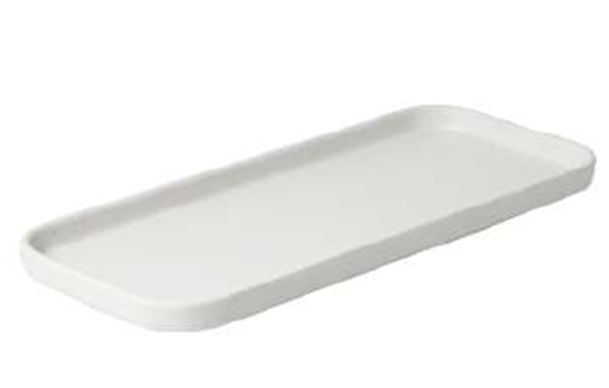 Picture of STN MARBLE DOT RECT PLATTER 5112