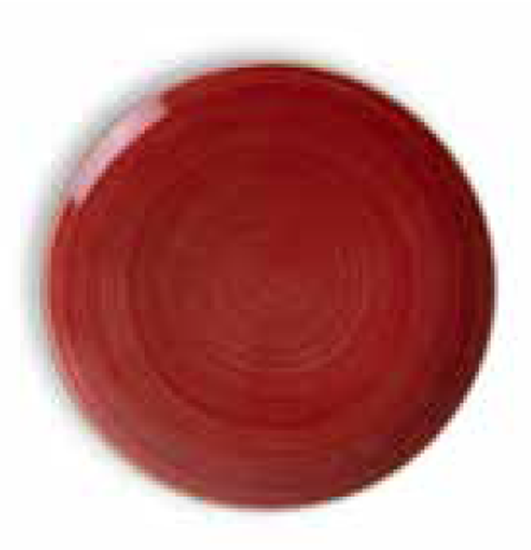 Picture of ARIANE DZZ RED ROUND RIMLESS PLATE 27 CM