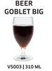 Picture of V4 GL BEER GOBLET BIG 310ML