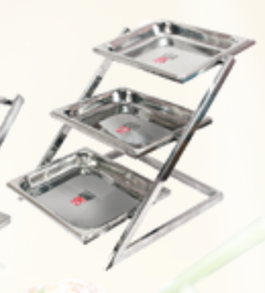 Picture of PK COUNTER STAND 1/2 RECTANGLE 3 TIER