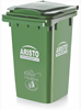 Picture of AST PEDAL BIN W/WHEEL 90LTR GREEN