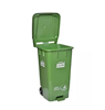 Picture of AST PEDAL BIN W/WHEEL65L GREEN