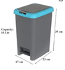 Picture of APX PUSH N PEDAL DUSTBIN 10L