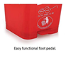 Picture of AST PEDAL BIN 90LTR RED